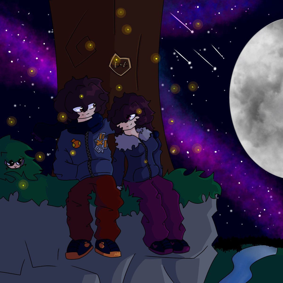 xCHR_x's tweet photo. "In the stillness of the night,
Your eyes become my guiding light.
Your love, a shield, a soothing flame,
Makes all else fade, without a name.

Stay with me, don’t let us part,
Love me until the world's last heart" https://t.co/rt8mthmrMx