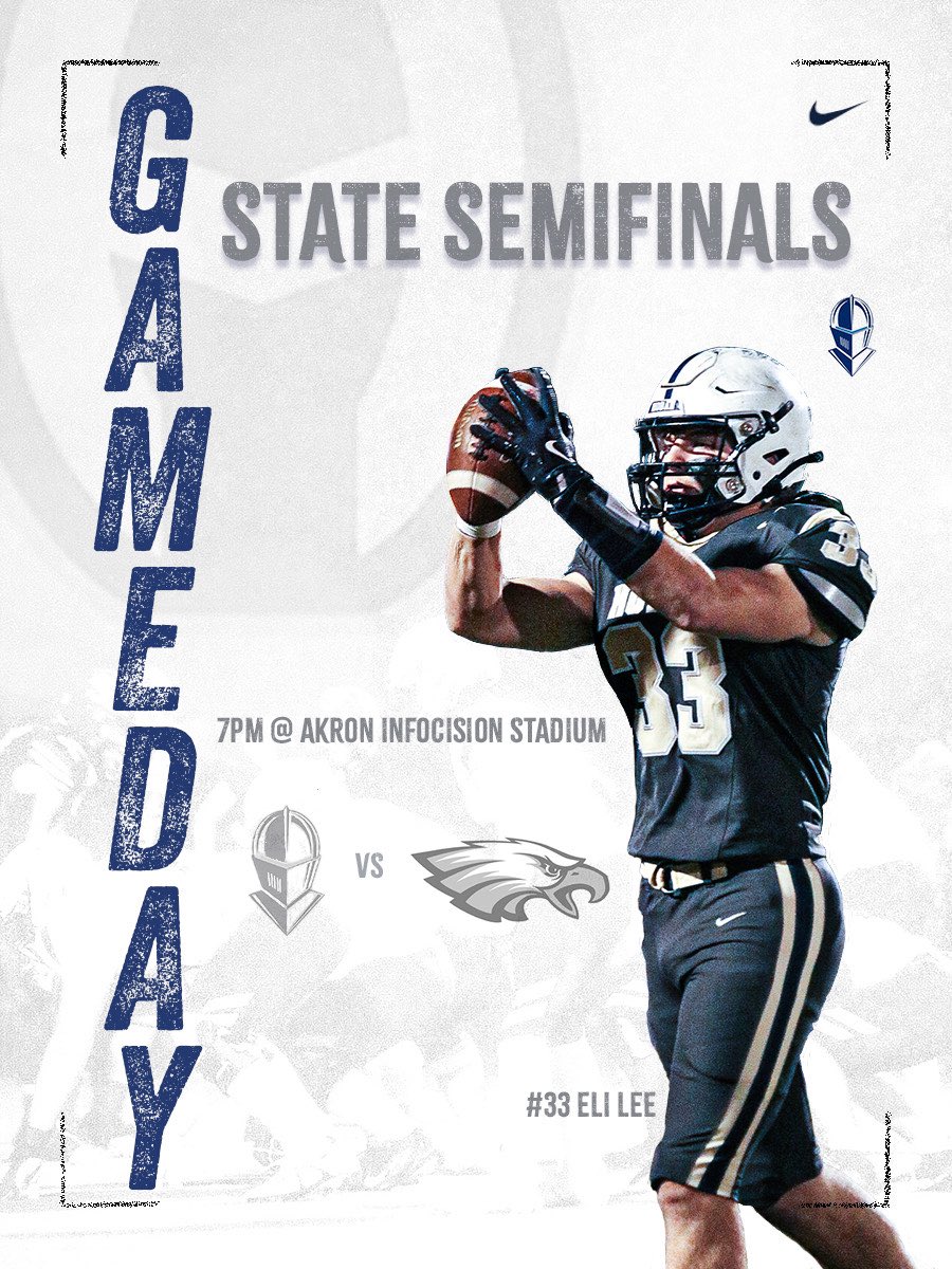 HobanFootball's tweet photo. Hoban vs Avon @ Akron Infocision Stadium @ 7pm. Be there. https://t.co/XSGz3uquKU