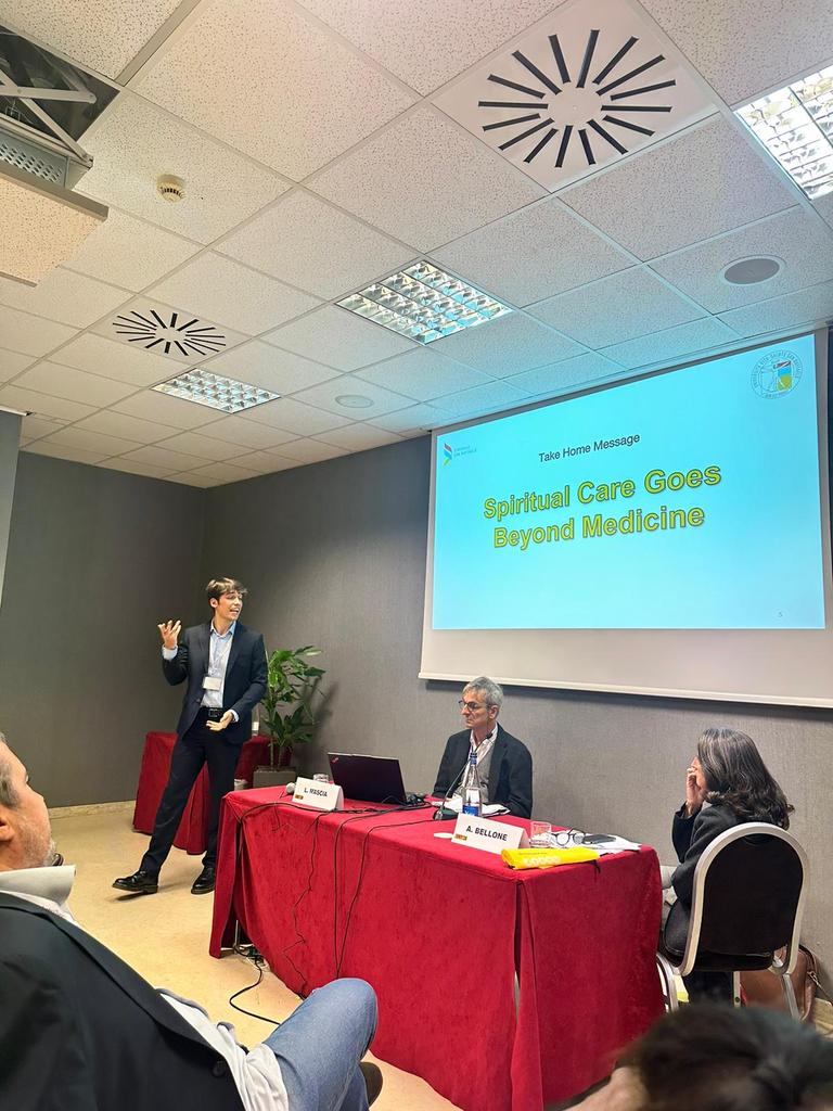 Yesterday I had the opportunity to present a Bibliometrical Network Analysis about Spiritual Care in Palliative Medicine at <a href="/Area_Critica_/">Area Critica</a>. 

A special Thanks to <a href="/giovannilandoni/">Giovanni Landoni, MD</a> and to <a href="/SRAnesthesiaICU/">San Raffaele Anesthesia and Intensive Care</a> for gifting me with such an incredible experience!