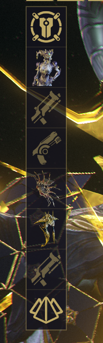 Apparentthreat's tweet photo. @PabloMakes When the loadout preview was added to Navigation menu, the ability to change loadouts by pushing in the right stick on controllers was removed. This functionality is still present in the Arsenal. Would love to see this come back! #Warframe https://t.co/UpAhf8kxXo