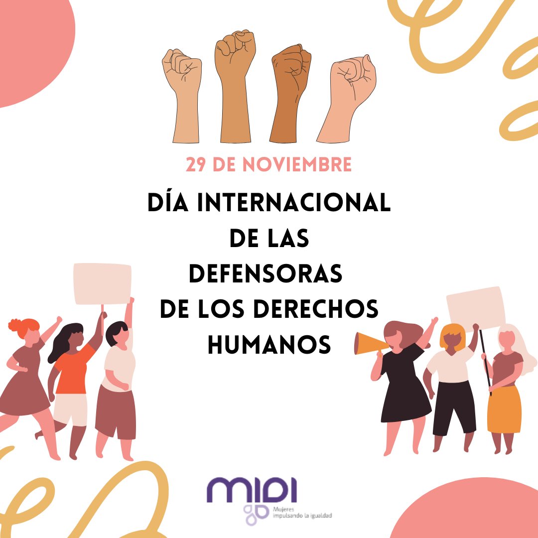 👉🏼 Hoy conmemoramos el valioso trabajo de quienes luchan por la justicia, la igualdad y los derechos humanos, pues en cada rincón del mundo hay mujeres defendiendo vidas, exigiendo justicia y derechos. 

¡La lucha no termina! 🔥

#mujeresdefensoras #derechoshumanos #midi