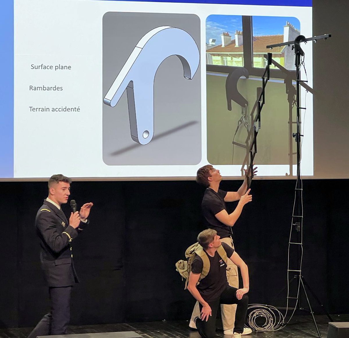 ⏱️24h non-stop ! Défi relevé pour les étudiants du hackathon « Low Tech : démarche innovante pour la conception de technologies ou services utiles, accessibles et durables pour la défense et la sécurité ». 

➡️ Les étudiants ont brainstormé, cherché des solutions et se sont