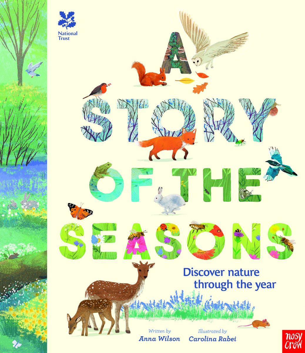 In November &amp; December Booktime, we interview Anna Wilson about her book, published in association with the National Trust, A Story of the Seasons. Illustrated by <a href="/CarolinaRabei/">Carolina Rabei</a>, it explores wildlife and habitats through the seasons. #choosebookshops #booksaremybag