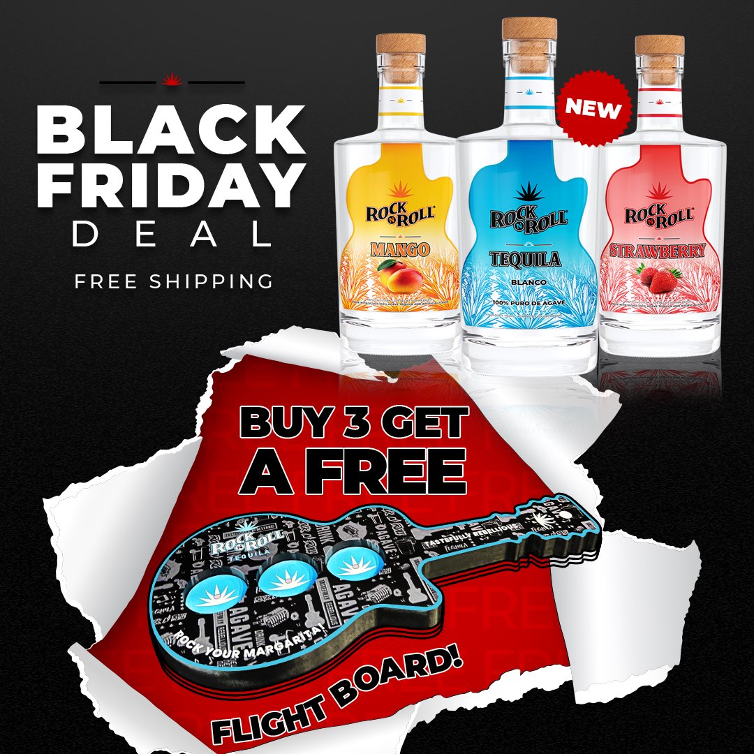 Prepare to take a first class tequila flight with us this Holiday Season! 🎁

Purchase any 3 bottles from the NEW Harvest Of Jalisco Collection, and receive a Limited Edition Flight Board + Free Shipping on every bundle.

Exclusive ROCKNROLLTEQUILA.COM

21+ Drink Responsibly