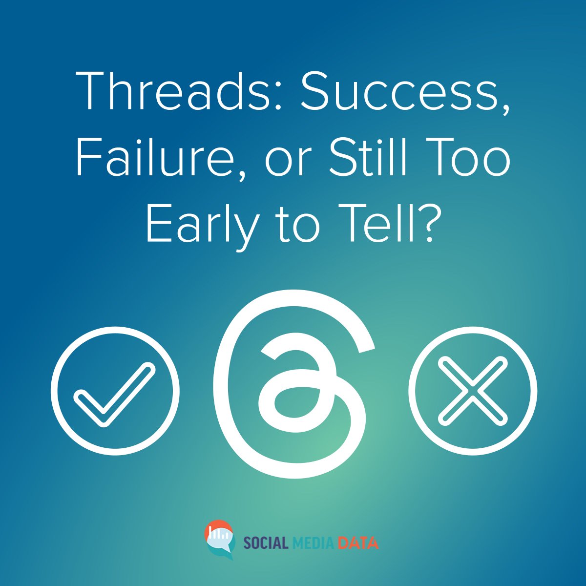 smediadata's tweet photo. Check out our recent article to read more about if Threads is a Success, Failure, or Too Early to Tell. Link in Bio! → https://t.co/Lf0M8MenN9 https://t.co/2hjdTjXKrQ