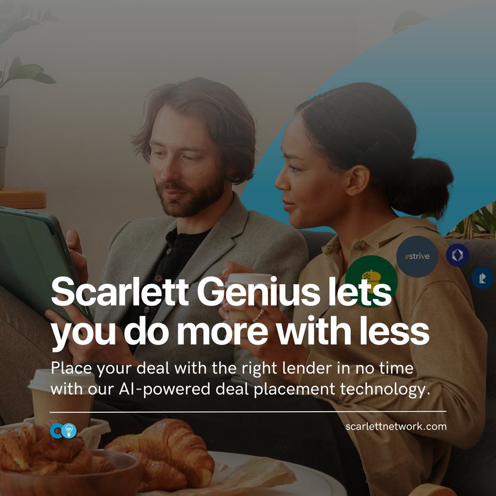 scarlettnetwork's tweet photo. Scarlett Genius: your all-in-one solution for smarter, faster mortgage origination.

#ScarlettGenius #MortgageSoftware #WorkSmarter #EfficiencyInAction #MortgageTech #StreamlineYourProcess #InnovationInLending https://t.co/kRrXHgVsID