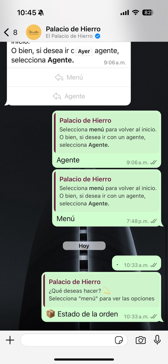 DiegoHefner's tweet photo. @palaciohierro como puedo resolver un problema que tengo referente a un envío q lleva más de 30 días sin llegarme y que no responden mediante whatsapp https://t.co/qs2VN2Y9I6