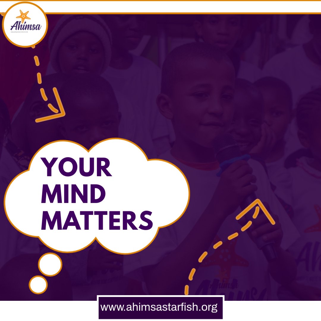 AhimsaStarfish's tweet photo. "Take a moment to care for your mental well-being because **YOUR MIND MATTERS**. Prioritize your peace, seek help when needed, and remember, you are not alone.  

#YourMindMatters #MentalHealthAwareness #SelfCare #EndTheStigma https://t.co/sDUJQGltsi