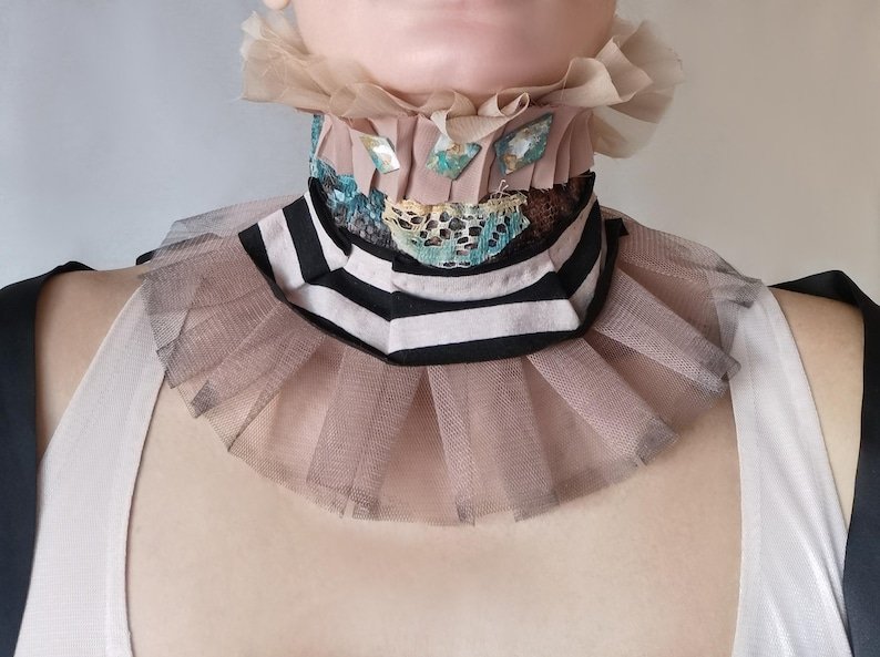 ElyseeartD's tweet photo. New listing ⭐
https://t.co/Fu1Jz6NCNp
#fabricjewellery #mixedmedia #etsyshop #newlisting #artisticcollar #collar #statementcollar https://t.co/mM4N9dGYMz