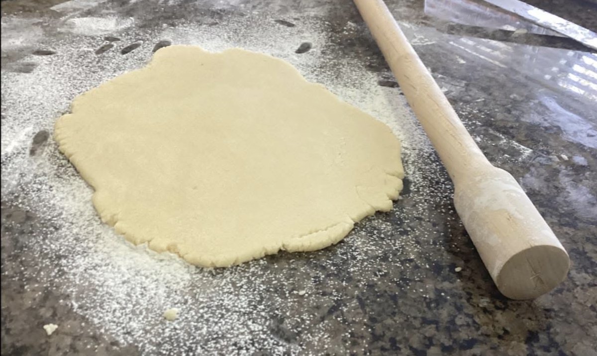 Christmas baking has begun.

My handmade 1/4” and 1/8” rolling pins get a real workout this time of year.