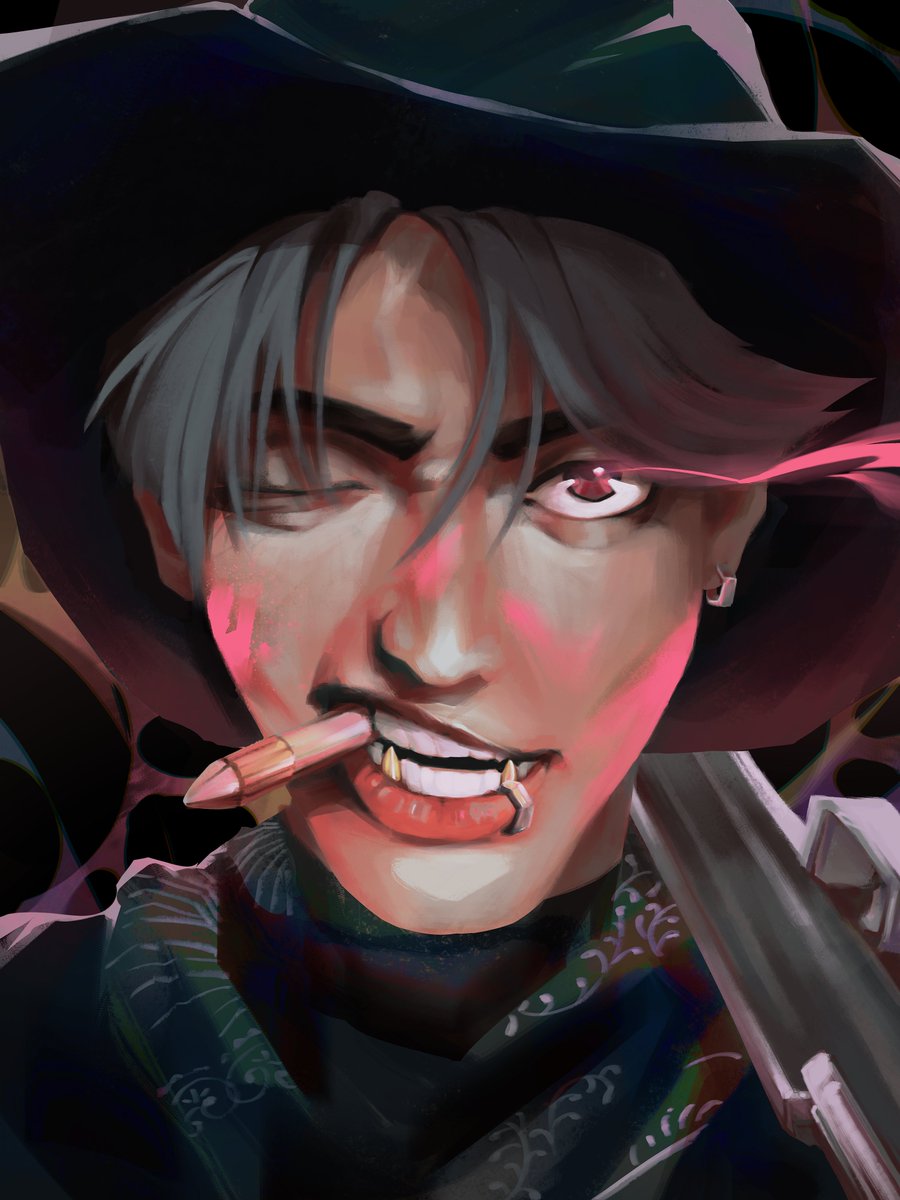 pyuarism's tweet photo. quick #Arcane hongjoong for the soul🦷
#ATEEZfanart https://t.co/sqTRR81Hfl