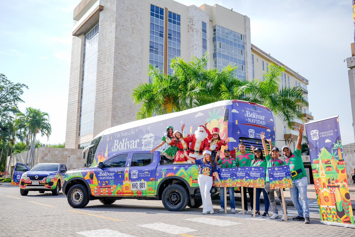 YamilHAranaP's tweet photo. Nuestras caravanas navideñas comienzan este domingo a llevar alegría y regalos a los municipios, corregimientos de Bolívar y barrios de Cartagena. Serán 15 actividades en total. Comenzamos en San Pablo, sur de Bolívar, y recorreremos la geografía del departamento.
Prepárense, que viviremos una Navidad inolvidable.