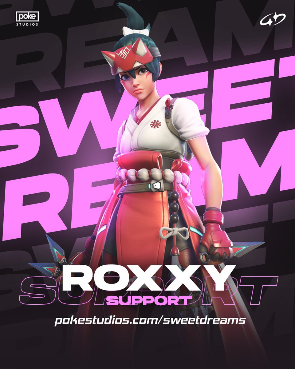 SweetDreamsPS's tweet photo. Dulces Sueños! Sweet Dreams presenta a @RoxxvOW como titular del rol de soporte en Overwatch2! #SweetDreams https://t.co/f80ieCQ7ja
