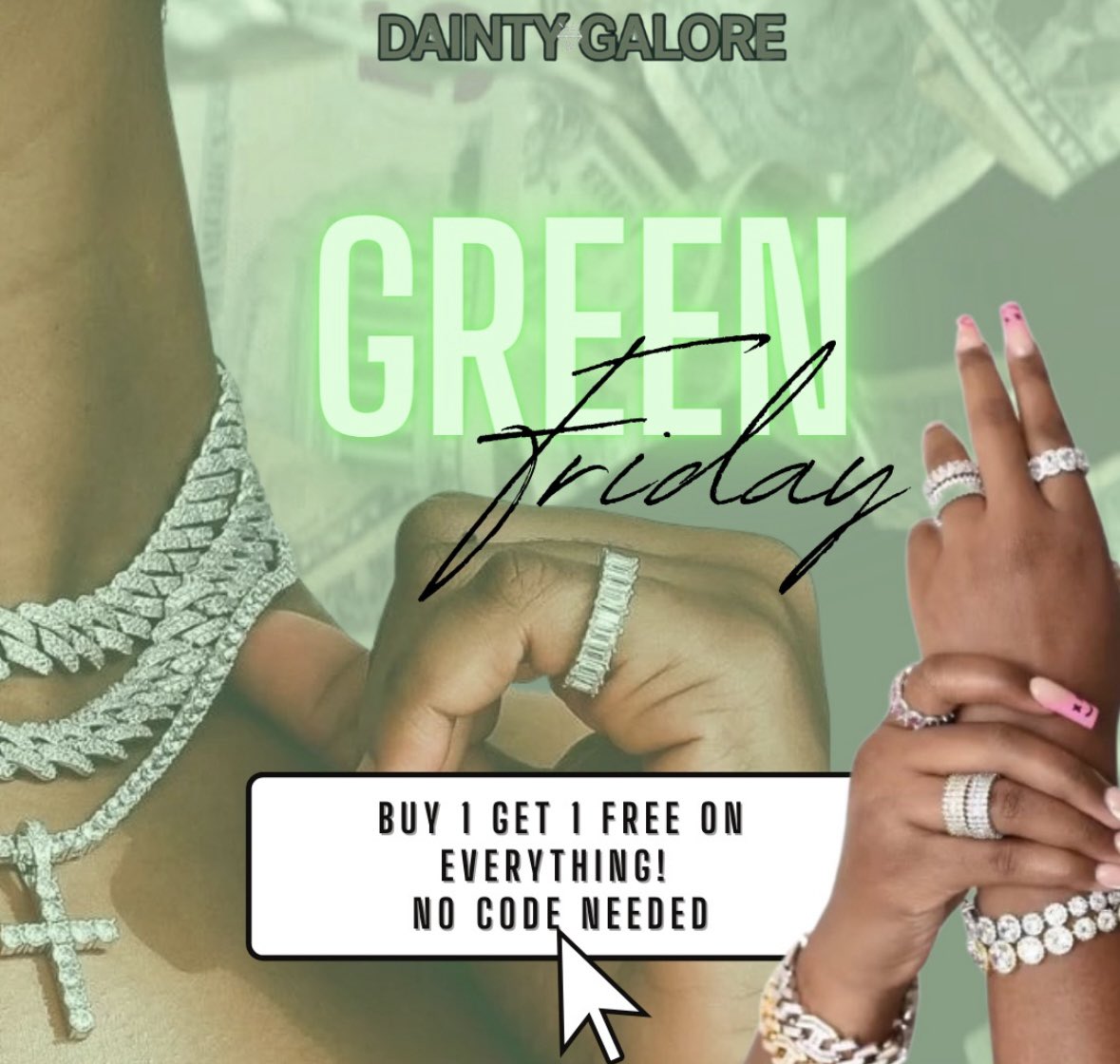 We’re LIVE! 💚

Shop the sale now and receive free gifts for the first 20 customers! ⭐️

🛒 Shop now: daintygalore.co