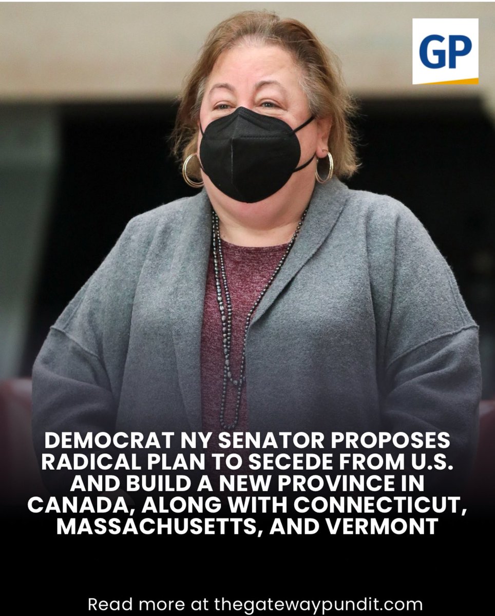 Ilegvm's tweet photo. Representative Liz Krueger is not a dictator.  The majority of these states voted for Trump.  It was just the big liberal cities that didn’t.  Who thinks she should take a hike to Canada if she could make it? 😆 https://t.co/xuIVcRg4pY