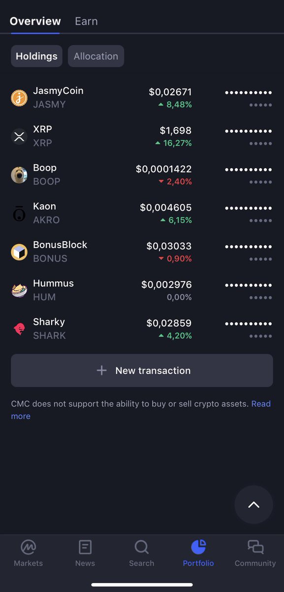 5 milyon dolara her şeyi sileceğim bir daha da bu piyasaya bulaşmayacağım söz allahım.

#Altcoins #altcoinseason2025 
#bitcoin100k #portfolio #Binance 
#Bitcoin #HODL