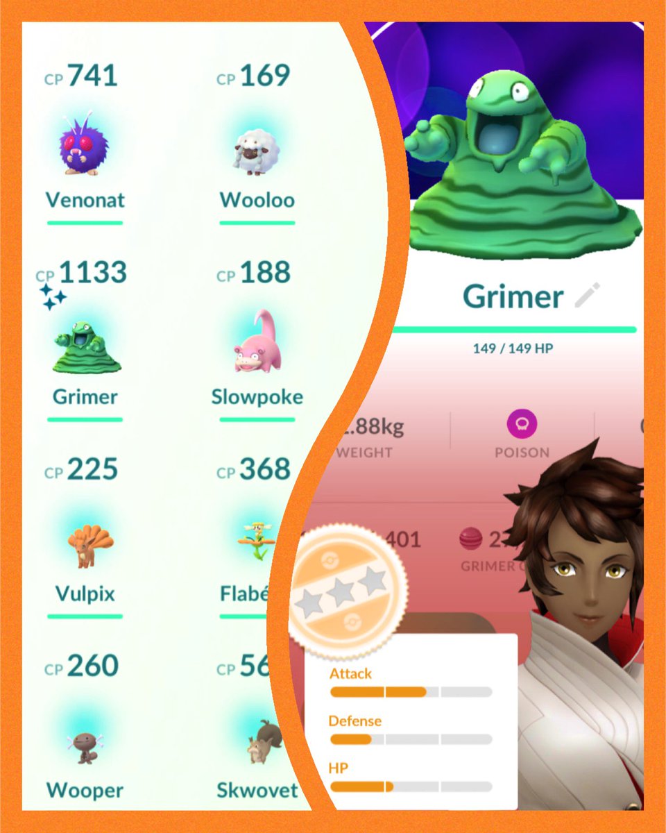 KamikeoPoGo's tweet photo. ✨#ShinyGRIMER✨
✨#ShinyCHARMANDER✨
✨🍀 #PokemonStorage clear. #PokemonGoPlus worked overtime last night! 🍀✨ 🤩
... 👊🏾🐻 GRIND!
#ShinyPokemon #GRIMER #CHARMANDER #ShinyGameIsStrong #OnlyMatterOfTime #ShinyHunter #PokemonGo #PokemonGoApp https://t.co/ZBNkMsDyuS