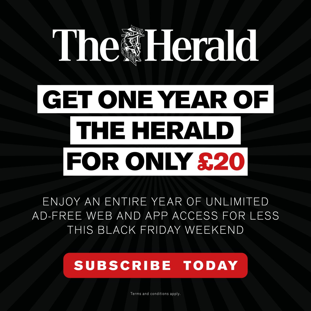 SalmondSalmond's tweet photo. Scots deserve an accountable Scottish media they can trust. One to ask difficult questions, probe, champion, celebrate and offer reflection.

Click on this link to get a year of @heraldscotland for just £20. 

https://t.co/HlLopifhgk https://t.co/mj790UgTEN