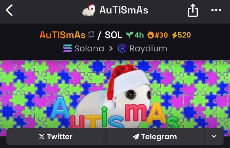 Crypto_d0c's tweet photo. @lynk0x #AuTiSmAs is the first autistic take over ever.
Happy holidays https://t.co/6o3lov2tk0