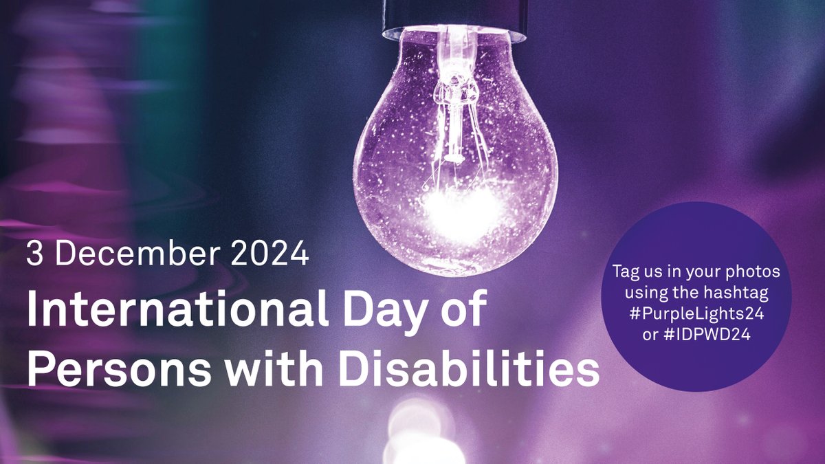 Luas's tweet photo. International Day of Persons with Disabilities is on December 3 each year to promote the rights and well-being of individuals with disabilities globally. In recognition, a warm and embracing 🟣purple light🟣 now shines in our three Luas depots. See https://t.co/Z4stWNHVxY https://t.co/xJFNaBAsGU