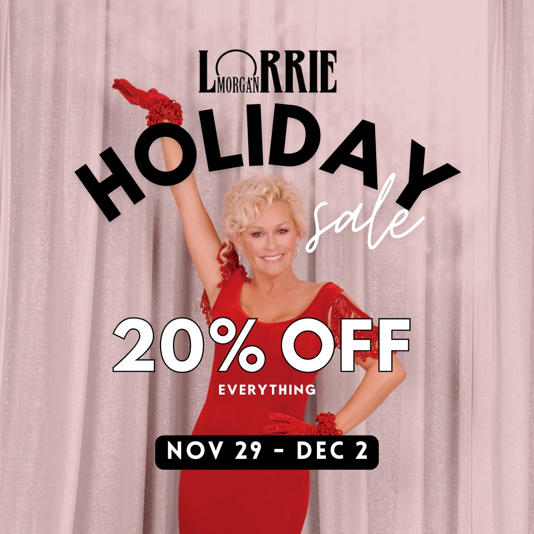 Black Friday Sale! Get 20% off at checkout through December 2 when you shop for merchandise and more online! -- lorrie.com/collections/fr…