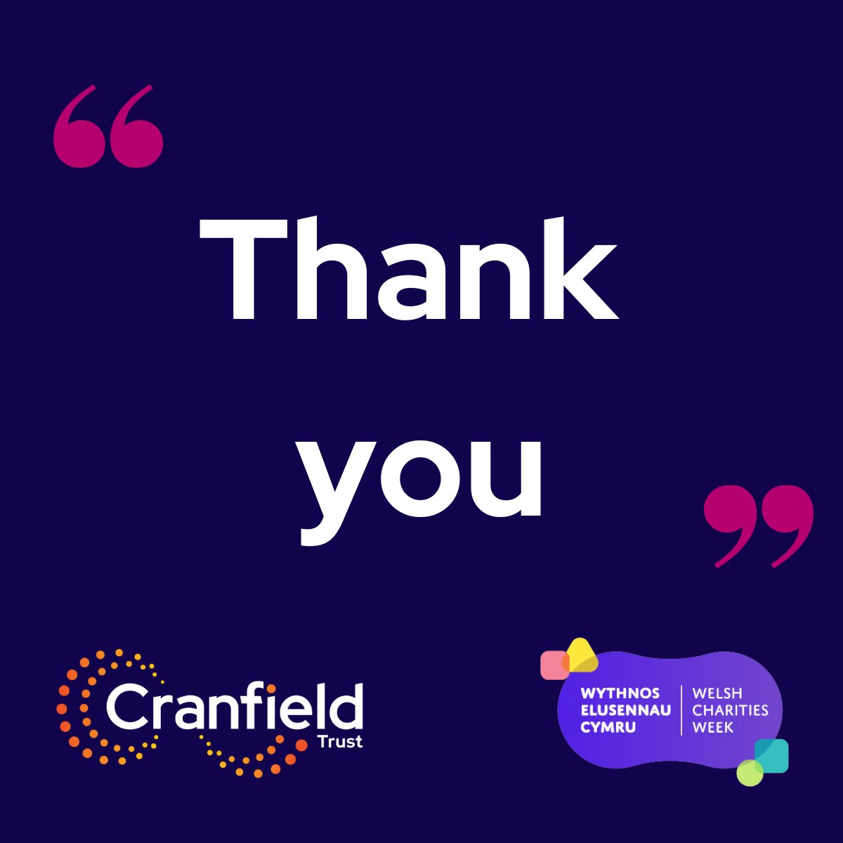 Cranfield Trust (@cranfieldtrust) on Twitter photo As <a href="/WCVACymru/">WCVA | CGGC</a> #WelshCharitiesWeek draws to a close, weโd like to thank our #Volunteers, trustees, supporters, funders, partners, team and everyone who helps us to make a difference to the many small charities we work with every year in Wales and beyond.๐คฉ As <a href="/WCVACymru/">WCVA | CGGC</a> #WelshCharitiesWeek draws to a close, weโd like to thank our #Volunteers, trustees, supporters, funders, partners, team and everyone who helps us to make a difference to the many small charities we work with every year in Wales and beyond.๐คฉ