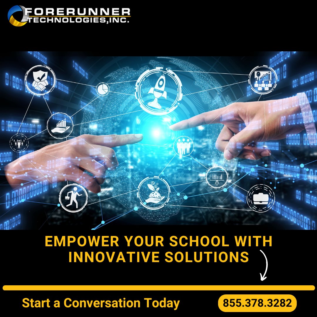 ForerunnerTS's tweet photo. From cloud-based solutions to interactive collaboration tools, we’re enabling seamless learning experiences that boost student engagement.
#DigitalClassrooms #EdTech #RemoteLearning #CloudSolutions #EducationInnovation #ForerunnerTech #StudentEngagement #nec #Mitel https://t.co/fM2yg2t1Fi