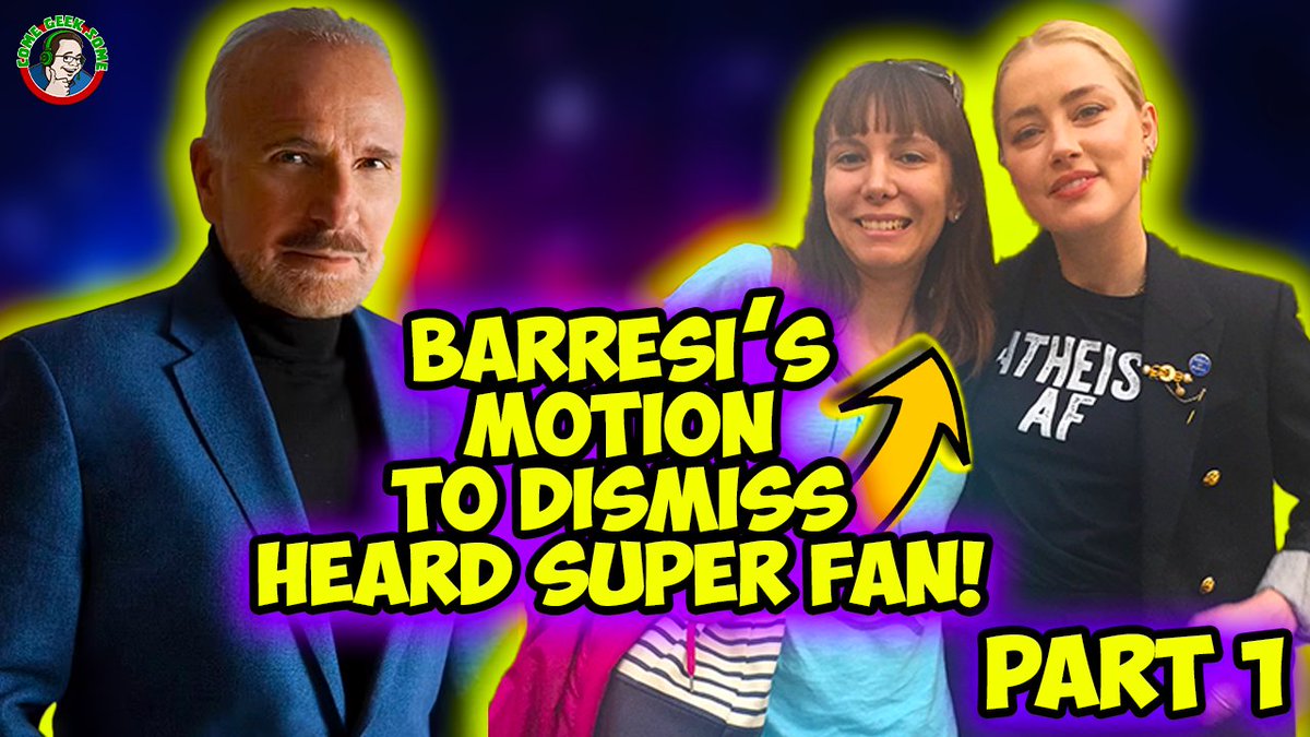 ComeGeekSome1's tweet image. BRAND NEW Video on the channel folks &amp;amp; it&apos;s a DOOZY!!

Paul Barresi MOTION TO DISMISS AH Super Fan: Part 1 #crazy #SheNeedsHelp

youtu.be/Mzi9c35oeuQ