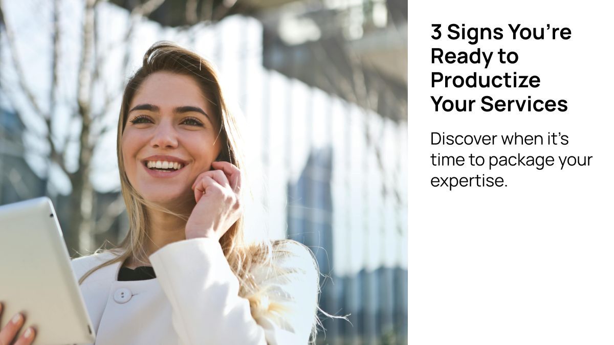 If you've got a service people love, it might be time to turn it into a product.

But what does that mean? Productizing a service means turning a custom service into a standardized, scalable product that’s easy to deliver.

Check out our guide here: smallbusinessbc.ca/article/3-sign…