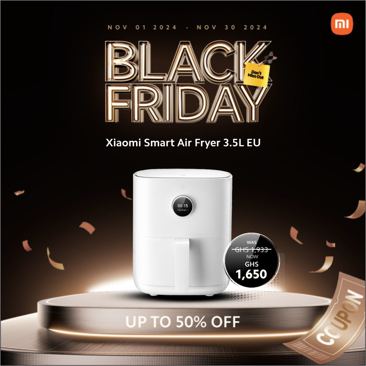 XiaomiGhana's tweet photo. THE WAIT IS OVER !!!!
The Xiaomi Black Friday Bonanza happening today.
Get Amazing discounts with free items on selected models.
One day only!!! Hurry Now
Osu: 0247744473
Circle: 0545983988
Adum-Kumasi: 0542104545
#XiaomiBlackFriday #XiaomiGhana https://t.co/S3vKAZWDXG