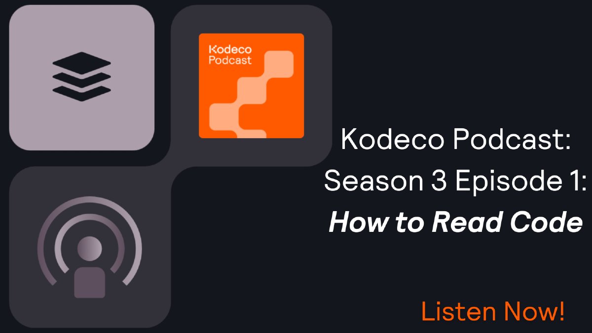 kodecodev's tweet image. 🎙️ The Kodeco Podcast is back!
Season 3 kicks off with &quot;How to Read Code&quot; – an essential listen for devs looking to level up their code-reading skills. 🧑‍💻

🎧 Listen now: kodeco.com/46567685-kodec…

#KodecoPodcast #LearnToCode #ProgrammingTips #DevLife #CodingJourney…