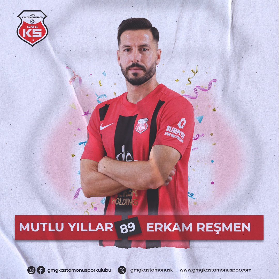 gmgkastamonusk's tweet photo. Futbolcumuz Erkam Reşmen’in doğum gününü kutlar, yeni yaşında mutluluklar dileriz 🎂🥳 https://t.co/CdpfS68arm