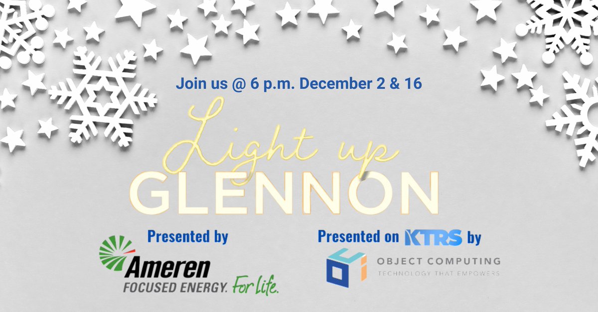 ObjectComputing's tweet image. Join us in spreading holiday cheer! Object Computing is proud to sponsor #LightUpGlennon. Let's light up the night December 2nd and 16th and bring joy to Glennon kids and their families!
hubs.li/Q02ZKNbD0
#ObjectComputing #Community #ShareItBack