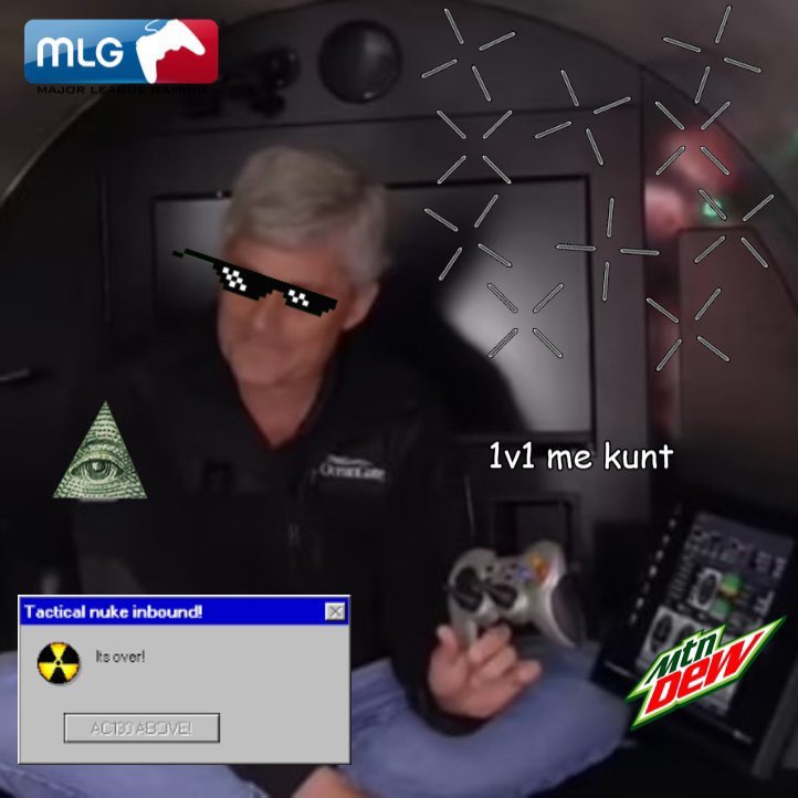 bagofgotti's tweet photo. @meme_coin_lord NEVER NOT GAMING M8. 

$MLG 4L. https://t.co/RDD7PKfK94