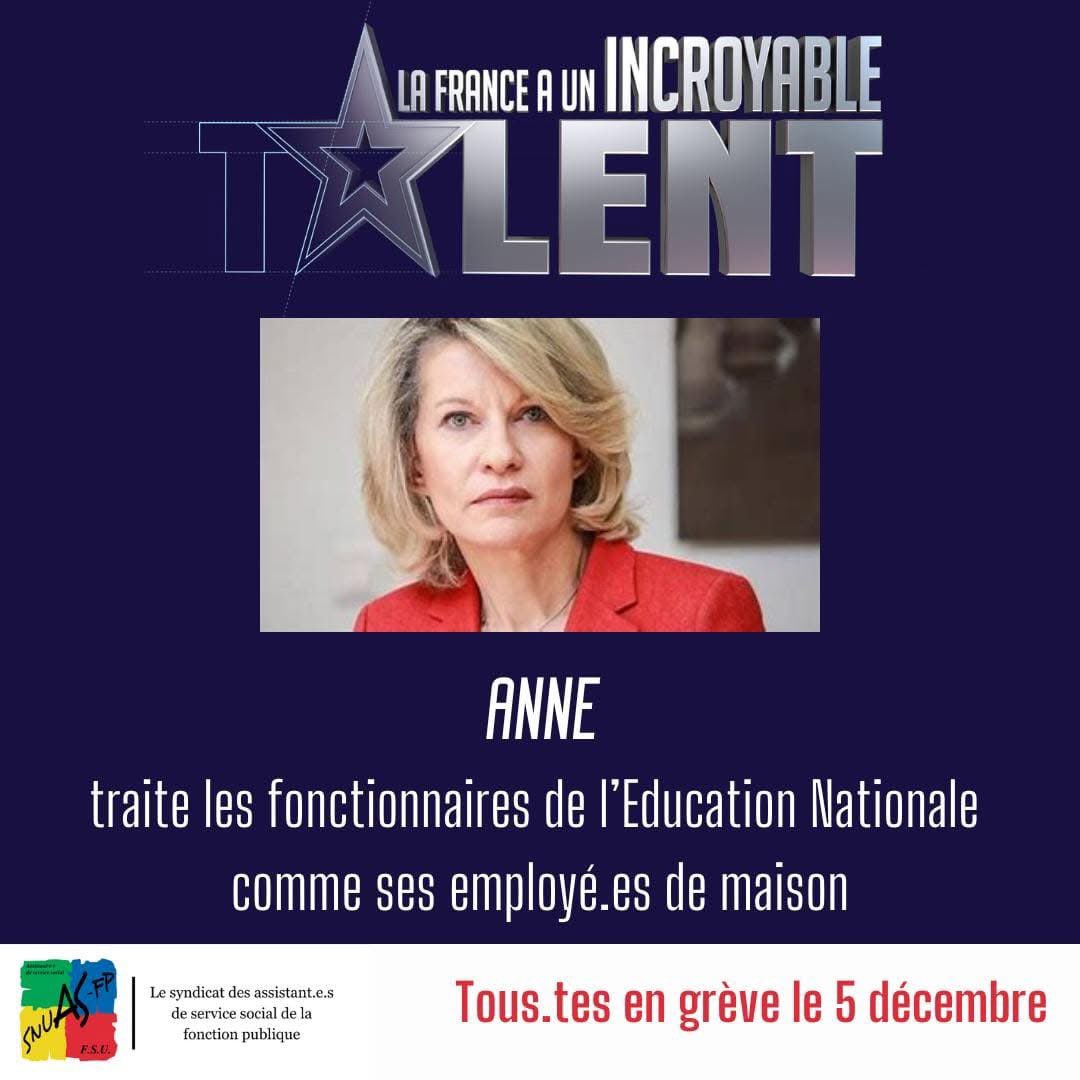 📢 Le 5 décembre, faisons entendre notre refus face à des politiques qui détruisent méthodiquement nos services publics, nos droits sociaux, et notre dignité professionnelle.

✊ Tous·tes en grève !

#Grève5Décembre 
#FonctionPublique 
#DéfendonsNosMétiers