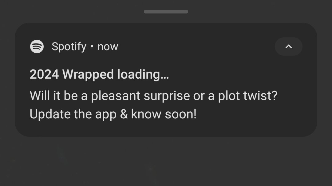 I'VE DONE EVERYTHING <a href="/Spotify/">Spotify</a> im wrapped ready, just release it😭