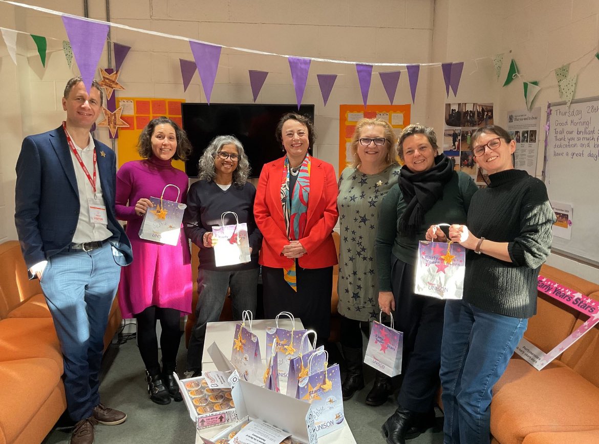 CMcKinnellMP's tweet photo. School support staff are crucial to our mission to drive high and rising standards in schools, that's why we're reinstating the SSSNB.
 
So pleased to visit Hawley Primary School to support @unisontheunion Stars in our Schools day, celebrating brilliant school support staff 👏🌟 https://t.co/aT3ecmk6ej