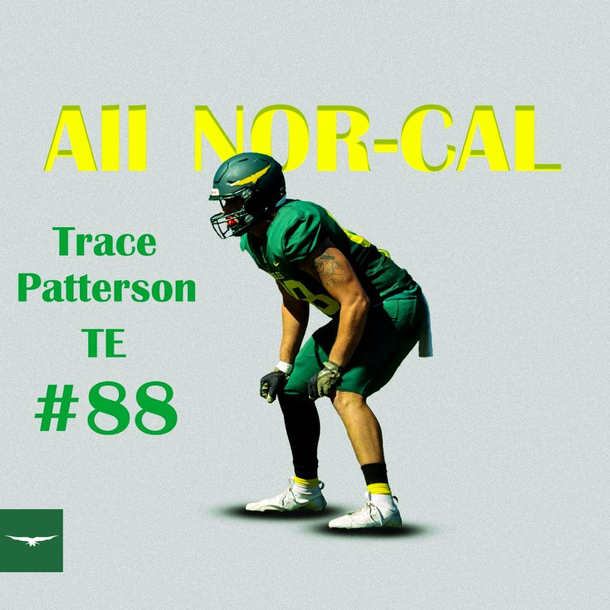 FRC_FOOTBALL's tweet photo. Trace Patterson. All Nor-Cal Conference. All Purpose.   

#APAM | 🦅 https://t.co/EWVwebvuSI
