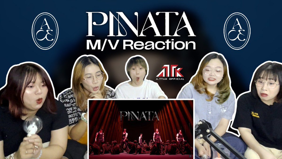 ATTAKVN's tweet photo. [A.TTAK's REACTION] 

We're back with 'PINATA' reaction after a while! 
Take a look on our reaction video and then let's watch M/V PINATA again and again!! 

🔗: https://t.co/q9WLWeIdxp

@official_ACE7
#ACE #PINATA #AcePINATA #에이스 #피냐타 #에이스피냐타 https://t.co/72dDDPrBjB