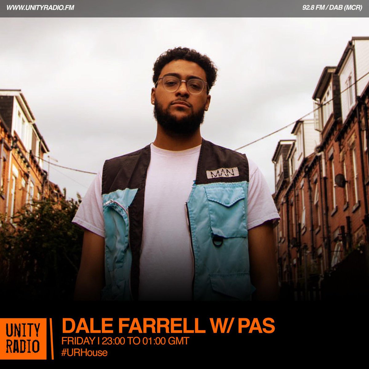 dalefarrelldj_'s tweet photo. TONIGHT ON @UNITYRADIOFM 📡
Dale Farrell Takeover 11PM-1AM🏟️

@pasgroove 11-12 
Dale Farrell b2b Delanto 12-1 🌊

#URHOUSE #manchester https://t.co/QycXcIqGTC