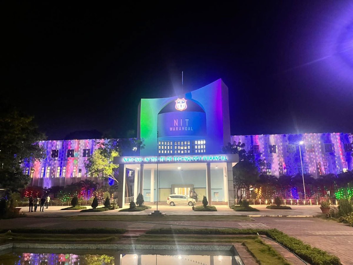 warangal_nit's tweet photo. NIT Warangal is all set to host its 22nd Convocation.
#convocation #nitw #nitwarangal #graduands #graduated #graduationday #graduation https://t.co/PeL34RKzpW