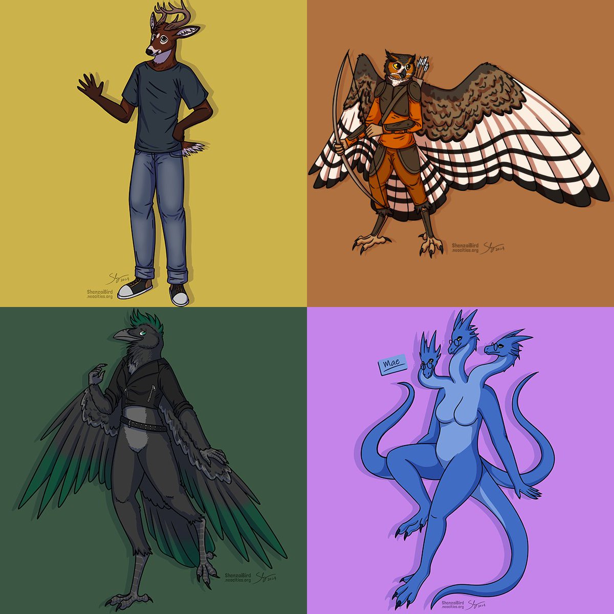 Commissions for FCZanatta, Cavan Wolf, FifthAvenue, Micsta
#furry