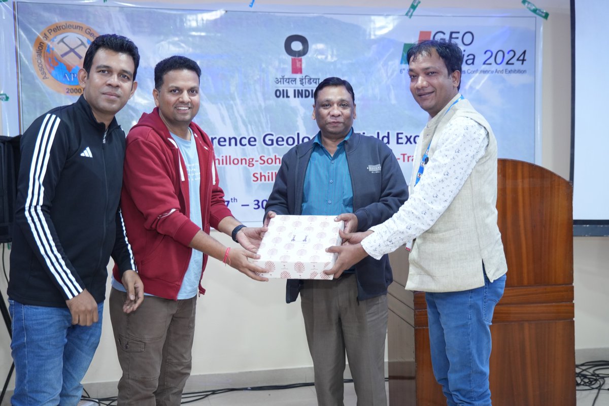 apg_india2000's tweet image. #GeoIndia2024 #Geoscience #FieldExcursion #EarthScienceExperts" #APG_India #Post_Conference #MoPNG #DGH #ONGC #OIL #Reliance #IOCL #GAIL #IEML_Noida #Geoscience_Exhibition #Geology #EnergyDynamics