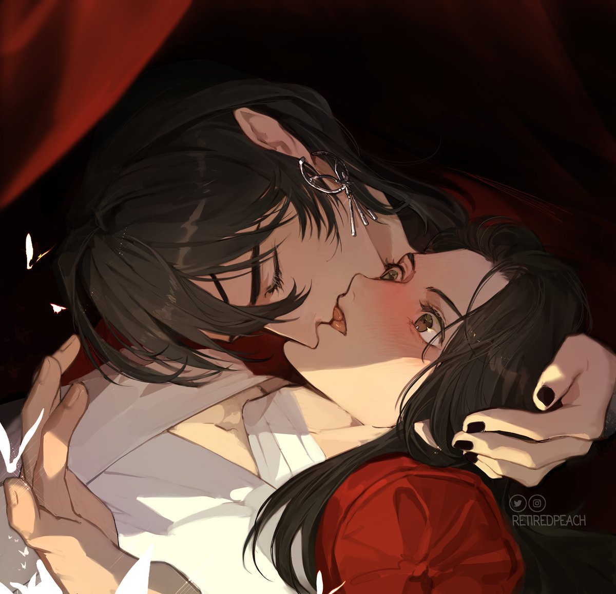 oldie | comms open ~ (@retiredpeach) on Twitter photo 