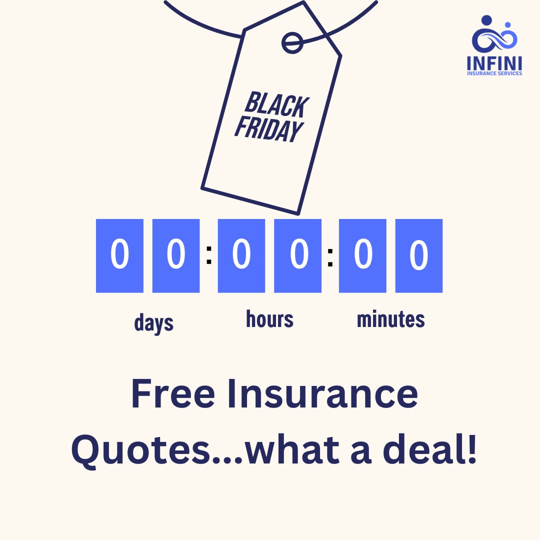 infiniinsurance's tweet image. This Black Friday, remember the best investment is in your health! While you're grabbing deals, don’t forget to secure your peace of mind with health coverage.

Because your health is priceless! Reach out to us for free quotes. #BlackFriday #StayCovered #infiniinsurance