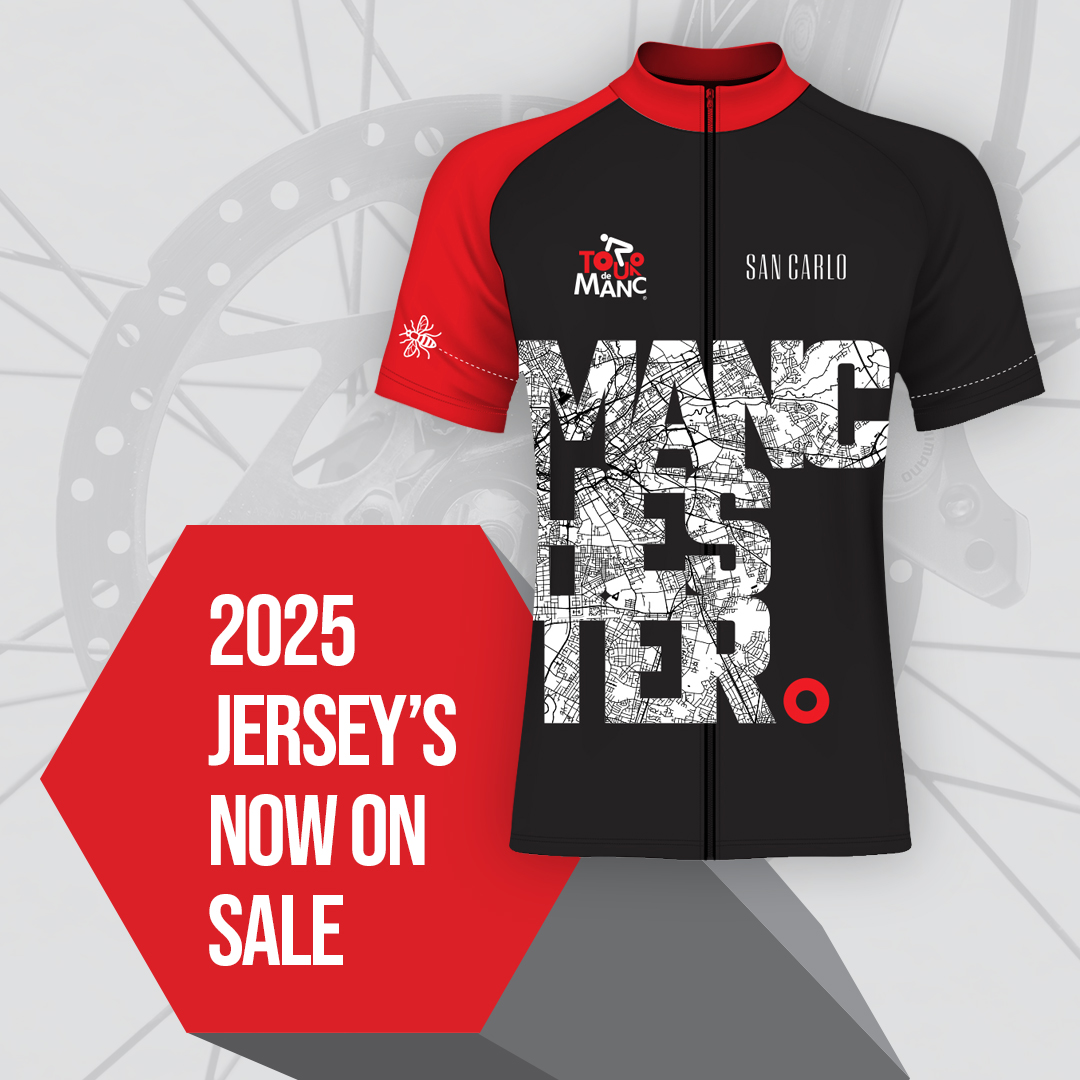 🚨 New for 2025: The Official Tour de Manc Jersey is HERE! 🚨

Ride in style with our brand-new design—bold, fresh, and ready to make a statement on the road. Available now, so grab yours and gear up for an epic 2025! 👕

shop.tourdemanc.co.uk