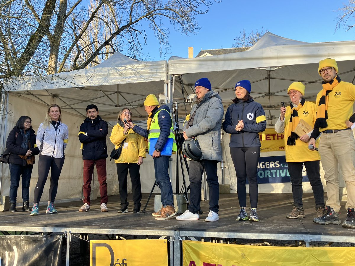 Majorité départementale 49 (@majoritedep49) on Twitter photo 🚀 C’est parti pour le défi 24h au profit de l’AFM-Téléthon ! Chaque kilomètre compte pour atteindre la barre des 40 000km ensemble et soutenir la recherche contre les maladies rares ! 💪 🚀 C’est parti pour le défi 24h au profit de l’AFM-Téléthon ! Chaque kilomètre compte pour atteindre la barre des 40 000km ensemble et soutenir la recherche contre les maladies rares ! 💪