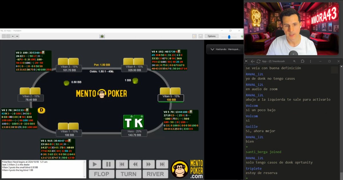 Ayer revisamos manos del spot con alumnos de <a href="/mentopoker/">Mentopoker Escuela de Poker 🔴</a> MasterClass cash PRO "3BP SINI INI (OOP) - Juego en Flop" 🐵🙉🙈🙊

El mes que viene "Juego en TURN &amp; RIVER" y...

...¡¡¡viajamos a Bratislava para jugar el SPF y conocer la zona!!! ✈️