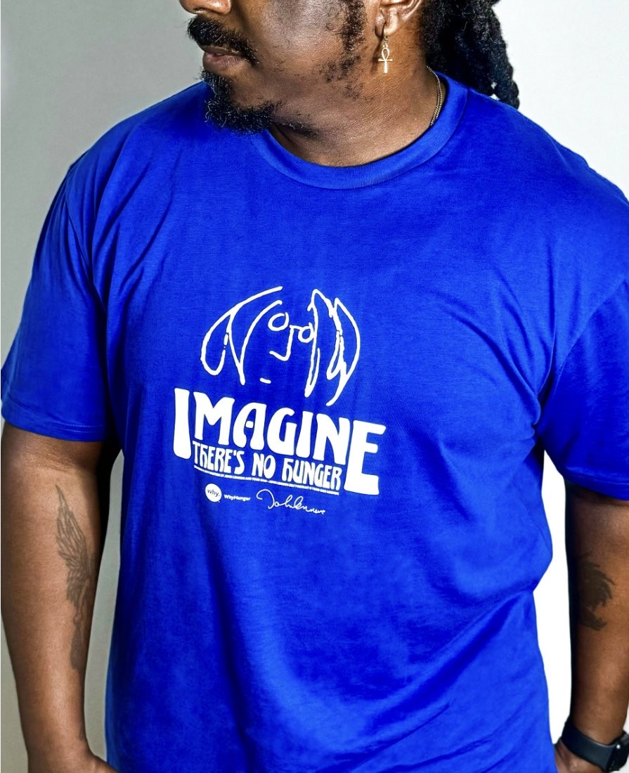 whyhunger's tweet photo. Honored to partner with @johnlennon &amp; @yokoono each #Hungerthon with gifts that give back! 🌍

Check out this BTS from @ambientinks creating the Imagine There’s No Hunger hoodie.

Shop now: https://t.co/qQntYkaB3A 🎁 #ImagineNoHunger https://t.co/BouBM1PkB1