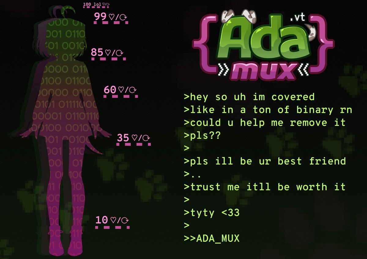 Addie Mux ๐ฎ๐ถ {game dev vtuber} (@ada_mux) on Twitter photo hey there!! my names addie, and im anilive's resident dalmatian game dev!! im so psyched to start streaming, but first, i could really use some help revealing my model... care to lend a hand? ๐๐ <a href="/AniLive_app/">AniLive ๐
ฐ๏ธ New VTubing App</a>
#VTuberUprising #indieVTuber #ENVtubers #AniLive #debut #Vtubers hey there!! my names addie, and im anilive's resident dalmatian game dev!! im so psyched to start streaming, but first, i could really use some help revealing my model... care to lend a hand? ๐๐ <a href="/AniLive_app/">AniLive ๐
ฐ๏ธ New VTubing App</a>
#VTuberUprising #indieVTuber #ENVtubers #AniLive #debut #Vtubers